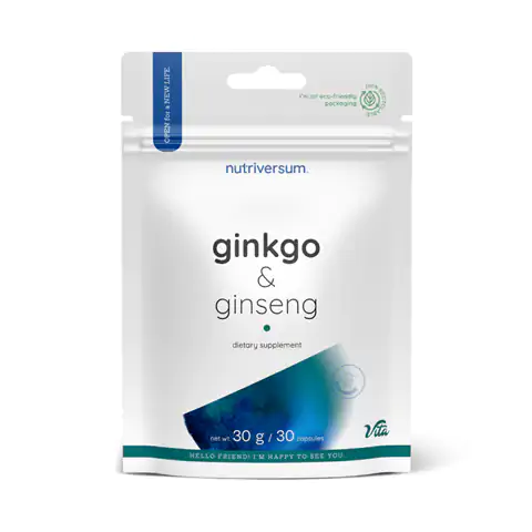 Ginkgo biloba i żeń-szeń syberyjski kapsułki