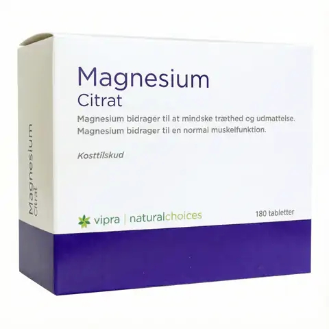 vipra Magnesium Citrat suplement diety z cytrynianem magnezu na 60 dni stosowania